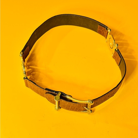 Franco Masotti Brown Leather Belt - Picture 4 of 14